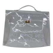 Hermès Vintage Pre-owned Vinyl handvskor White, Dam