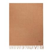 Max Mara Weekend Elegant Cashmere Blend Halsduk med Logo Brown, Dam