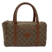 Gucci Vintage Pre-owned Canvas gucci-vskor Brown, Dam