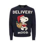 MC2 Saint Barth Snoopy Delivery-tröja Blue, Herr