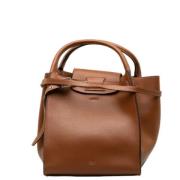 Celine Vintage Pre-owned Laeder handvskor Brown, Dam