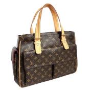 Louis Vuitton Vintage Pre-owned Canvas louis-vuitton-vskor Brown, Dam