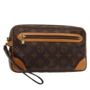 Louis Vuitton Vintage Pre-owned Canvas kuvertvskor Brown, Dam