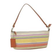 Burberry Vintage Pre-owned Canvas axelremsvskor Multicolor, Dam