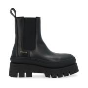 Copenhagen Shoes Svart Läder Chelsea Boot Black, Dam