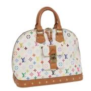 Louis Vuitton Vintage Pre-owned Canvas louis-vuitton-vskor White, Dam