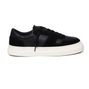 D.a.t.e. Läder och Mocka Studio Sneakers Black, Dam