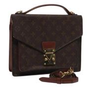 Louis Vuitton Vintage Pre-owned Canvas louis-vuitton-vskor Brown, Dam