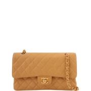 Chanel Vintage Pre-owned Laeder chanel-vskor Beige, Dam