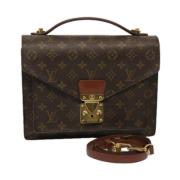 Louis Vuitton Vintage Pre-owned Canvas louis-vuitton-vskor Brown, Dam