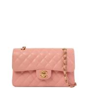 Chanel Vintage Pre-owned Tyg chanel-vskor Pink, Dam