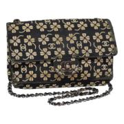 Chanel Vintage Pre-owned Canvas chanel-vskor Black, Dam