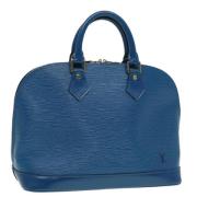 Louis Vuitton Vintage Pre-owned Laeder louis-vuitton-vskor Blue, Dam