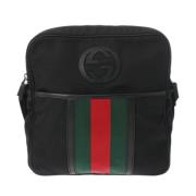 Gucci Vintage Pre-owned Tyg gucci-vskor Black, Unisex