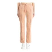 Juicy Couture Mellanhög Midja Dragsko Sweatpants med Swarovski Pink, D...