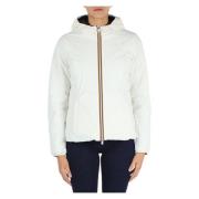 K-Way Omvändbar Lily Warm Double Jacka White, Dam