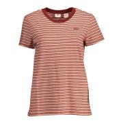 Levi's Röd Bomull Logo T-Shirt Red, Dam