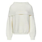 Pinko Vit Tröja Elegant Design White, Dam