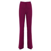 Pinko Wide Trousers Purple, Dam