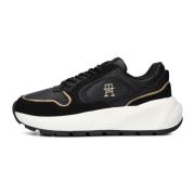 Tommy Hilfiger Svarta Chunky Fashion Sneakers Black, Dam