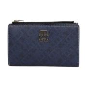 Tommy Hilfiger Dam Monoplay Slim Plånbok Blue, Dam