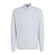 Tommy Hilfiger Heritage Oxford Stripe Skjorta White, Herr