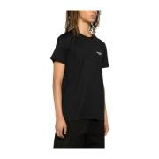 Balmain Svart Bomull Jersey T-shirt med Logotyp Black, Herr