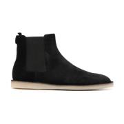 Dolce & Gabbana Svarta Mocka Chelsea Boots Black, Herr