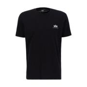 Alpha Industries Svart Backprint T-shirt Black, Herr