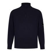 C.p. Company Blå Ulltröja Aw24 Blue, Herr