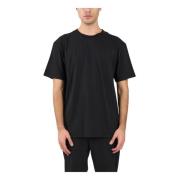 Mauro Grifoni Bomull T-shirt med rund hals Black, Herr