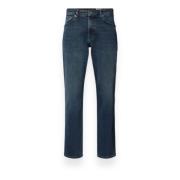 Hugo Boss Klassiska Denim Jeans för Män Blue, Herr