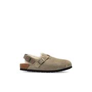 Birkenstock Tokio Inside Sandaler med Shearlingfoder Beige, Dam