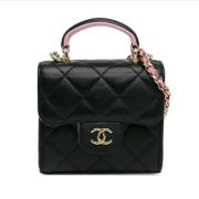 Chanel Vintage Pre-owned Laeder chanel-vskor Black, Dam