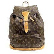 Louis Vuitton Vintage Pre-owned Canvas ryggsckar Brown, Dam