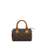 Louis Vuitton Vintage Pre-owned Canvas handvskor Brown, Dam