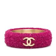 Chanel Vintage Pre-owned Canvas armband Purple, Dam