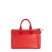 Louis Vuitton Vintage Pre-owned Laeder handvskor Red, Dam