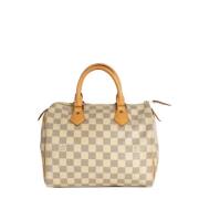 Louis Vuitton Vintage Pre-owned Canvas handvskor Blue, Dam