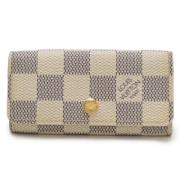 Louis Vuitton Vintage Pre-owned Tyg nyckelhllare Beige, Dam