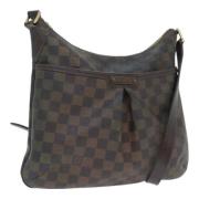 Louis Vuitton Vintage Pre-owned Canvas axelremsvskor Brown, Dam