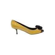 Giuseppe Zanotti Pre-owned Pre-owned Laeder klackskor Yellow, Dam