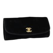 Chanel Vintage Pre-owned Tyg chanel-vskor Black, Dam