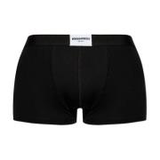 Dsquared2 Bomullsboxershorts med logotyp Black, Herr