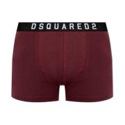 Dsquared2 Bomullsboxershorts med logotyp Red, Herr