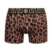 Versace Djurmönstrade boxershorts Brown, Herr