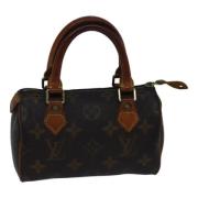 Louis Vuitton Vintage Pre-owned Canvas handvskor Brown, Dam