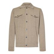 Kiton Lyxig Beige Kashmirjacka Beige, Herr