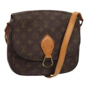 Louis Vuitton Vintage Pre-owned Canvas louis-vuitton-vskor Brown, Dam