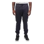 Bikkembergs Blåa Trackpants med Logoband Blue, Herr